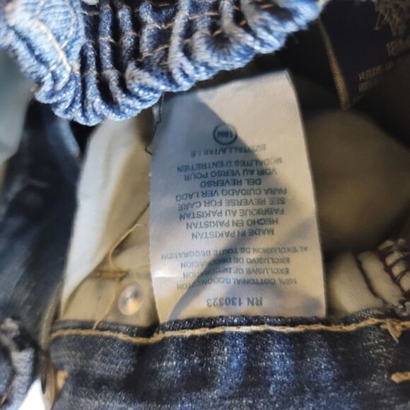 U.S. Polo Assn 18 month jean shorts long blue denim baby boy 100% cotton - Picture 4 of 5